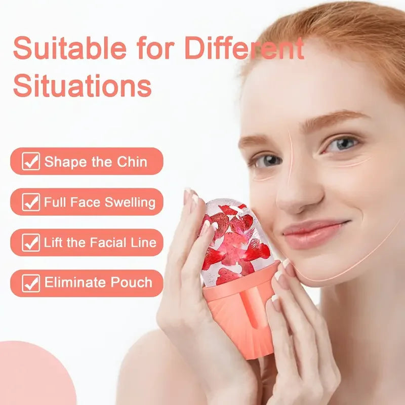 Ice Globe Balls Face Massager Skin Care Tool