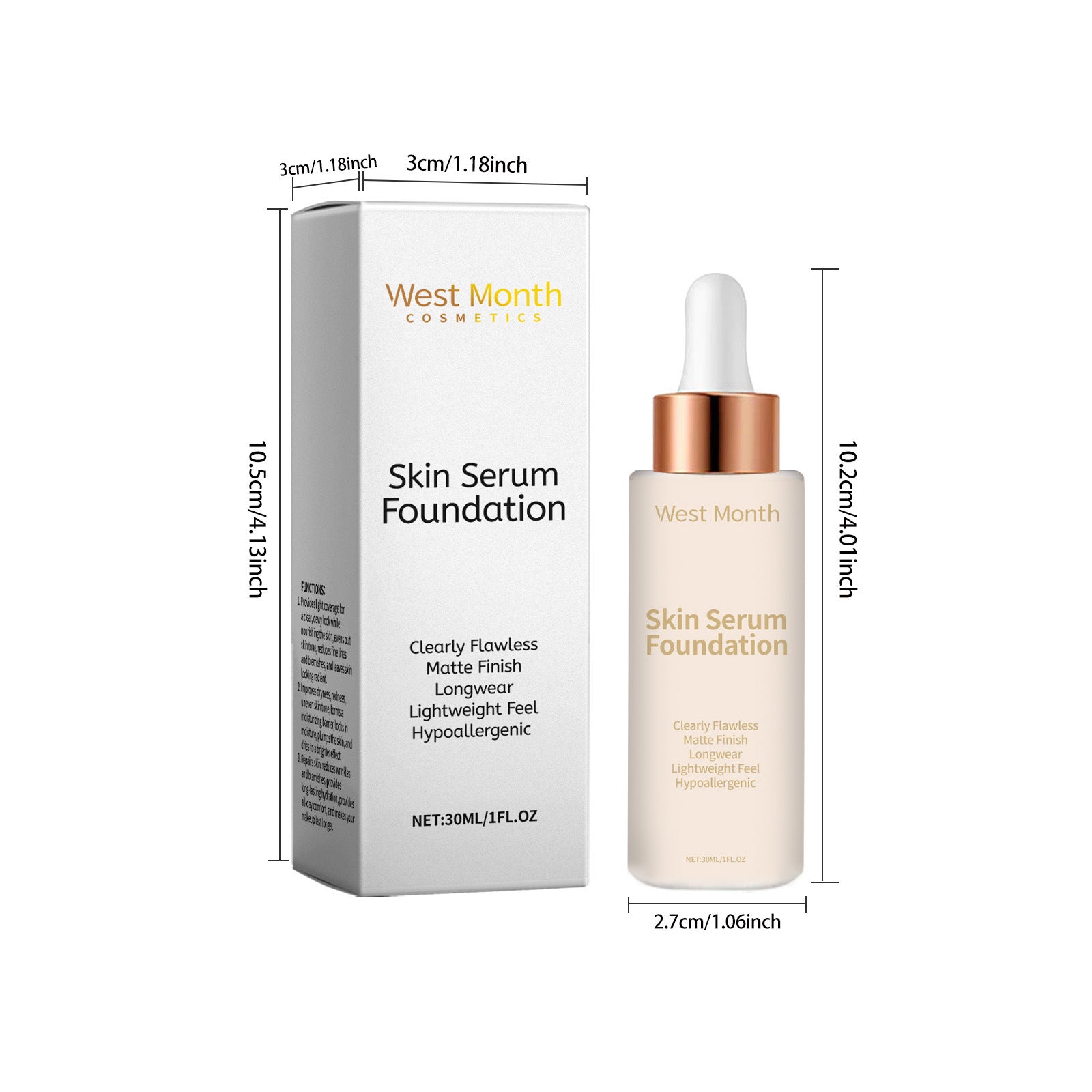 Liquid Foundation Even Skin Tone Cover