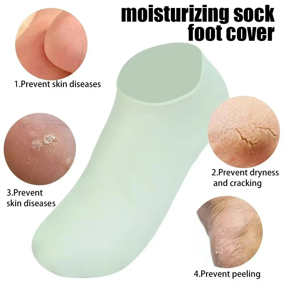 Spa Massage Silicone Moisturizing Foot Socks