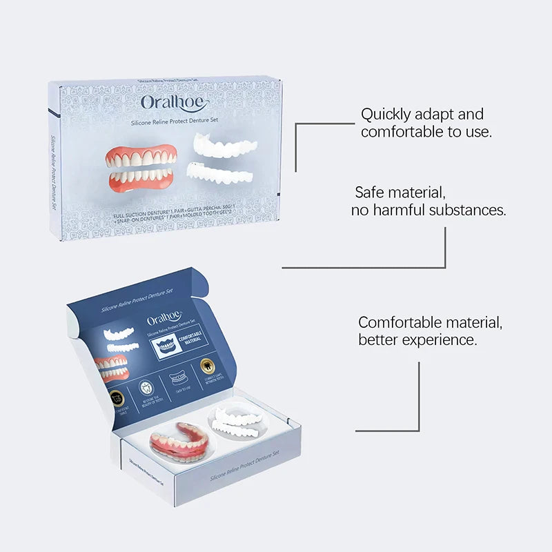 Denture Modification and Beauty Teeth Set