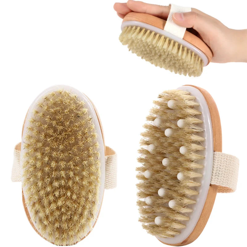Wet Dry Skin Body Brush