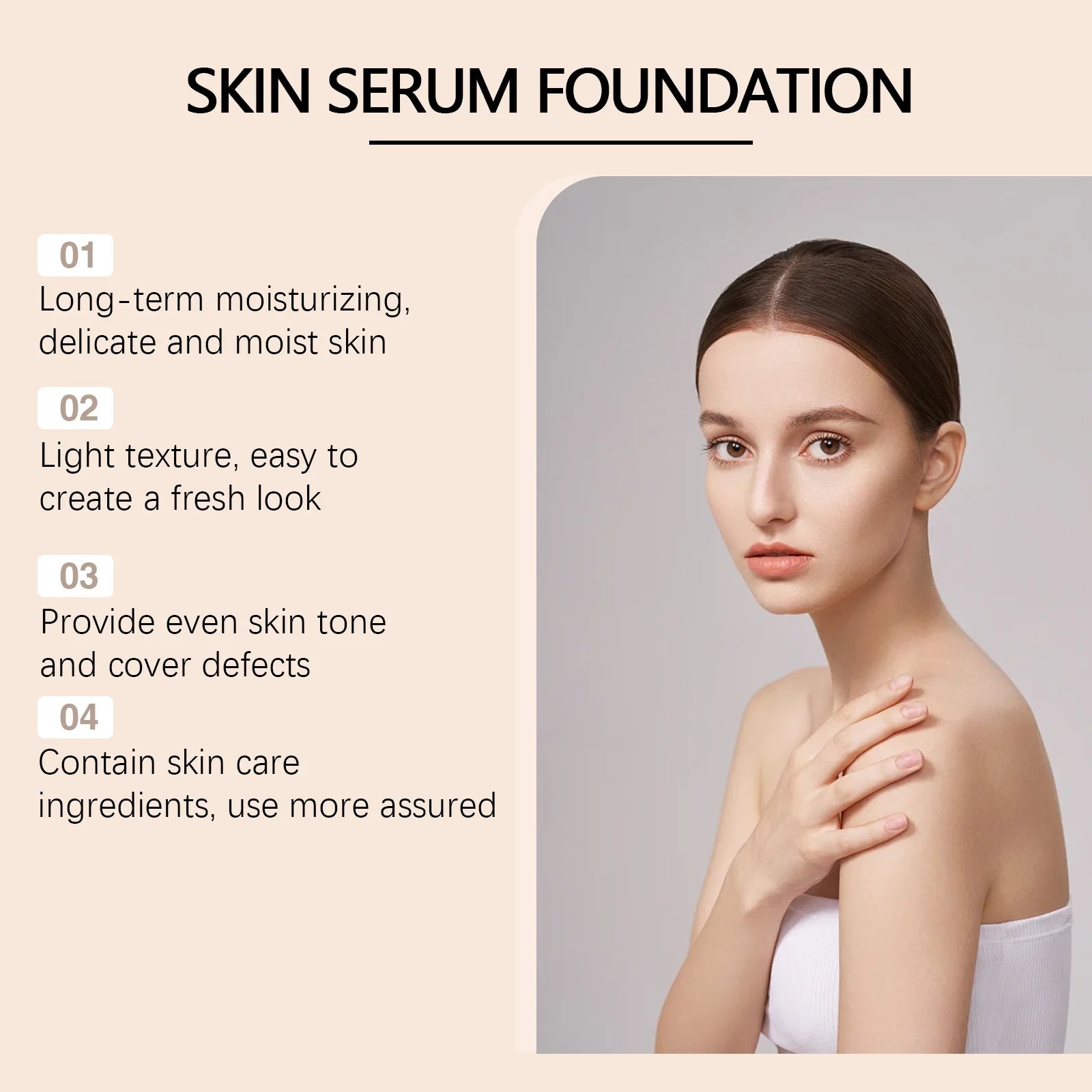 Liquid Foundation Even Skin Tone Cover