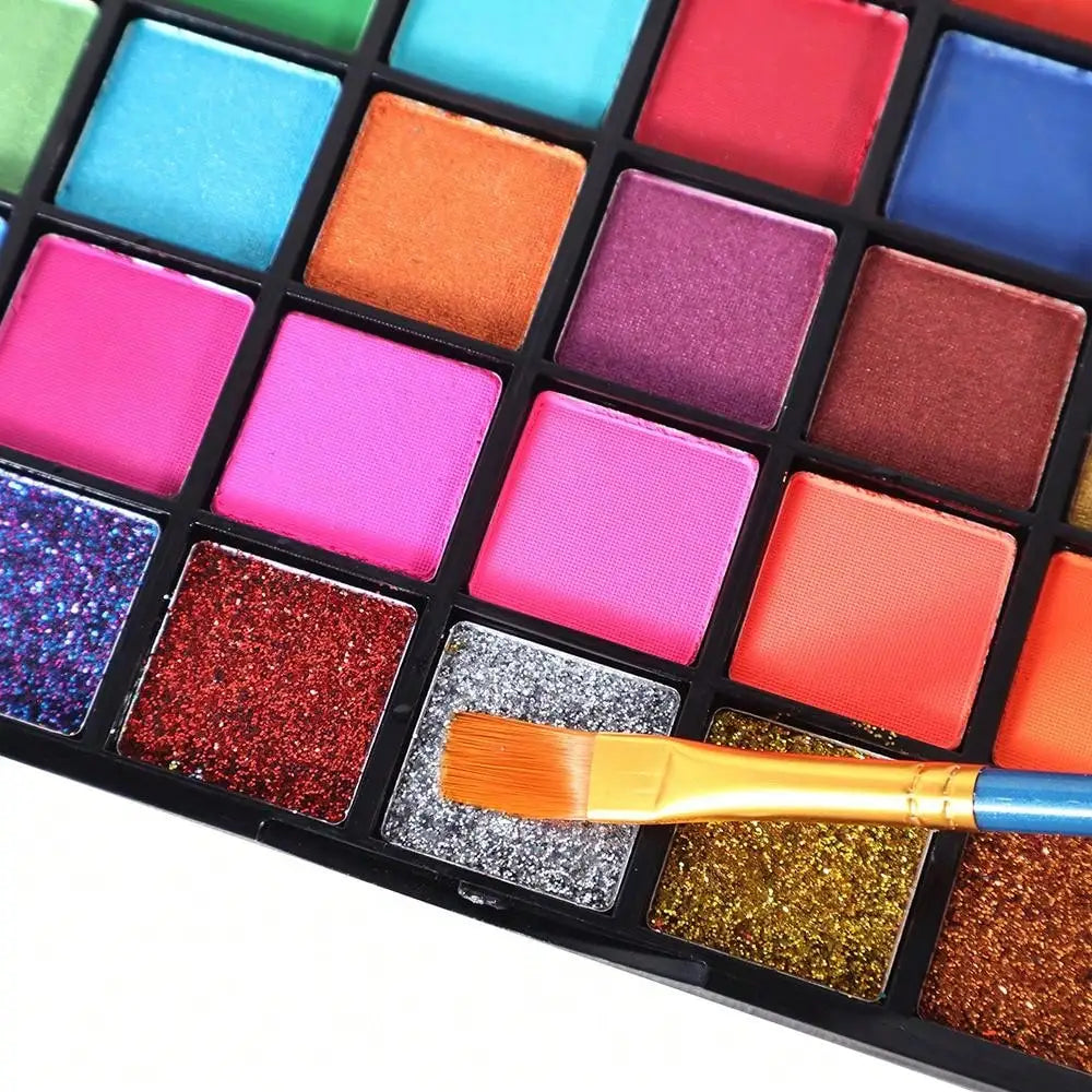 54-Color Face Painting Set