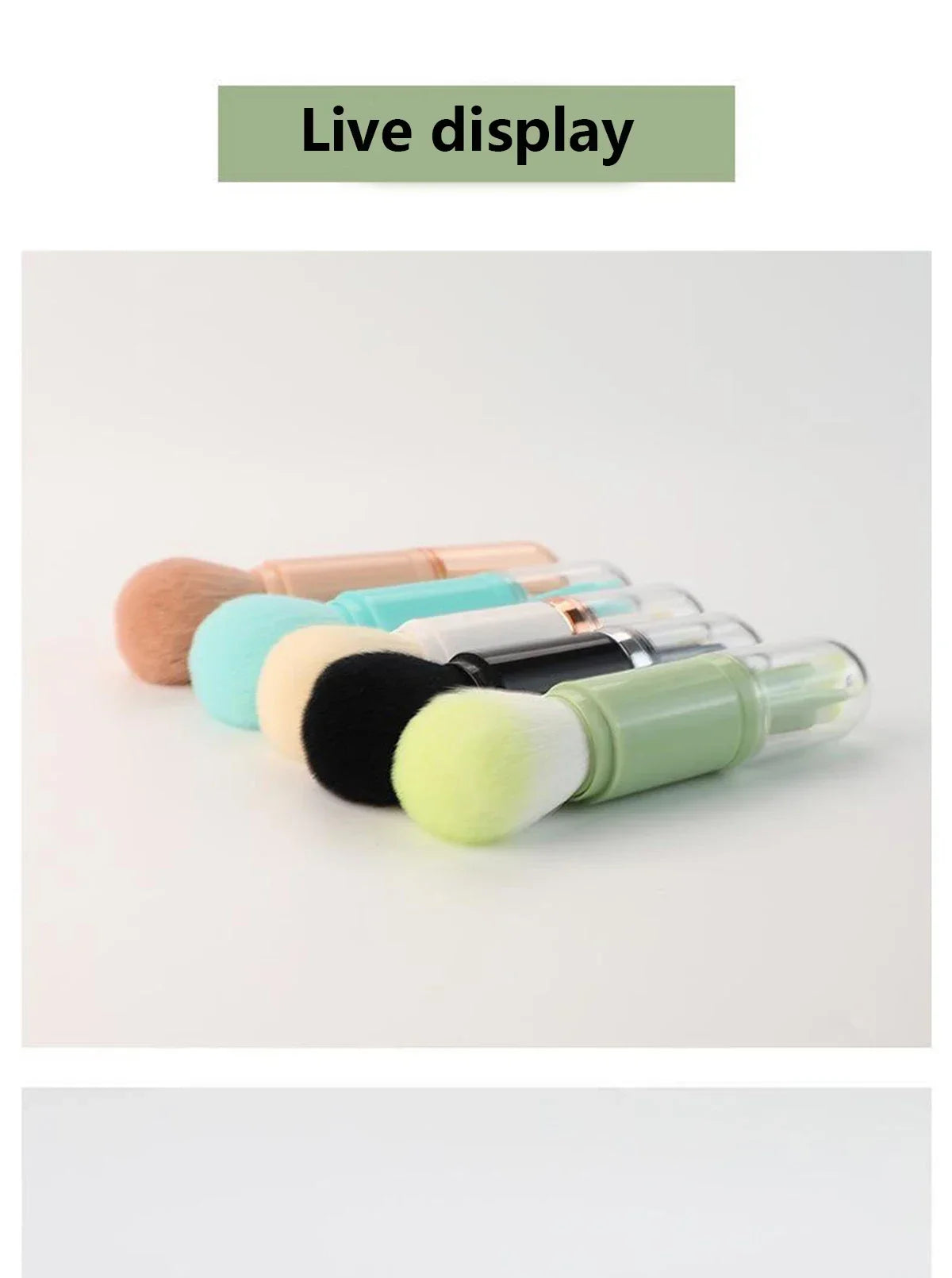 Multifunctional Portable 4 in 1 Makeup Brush Set