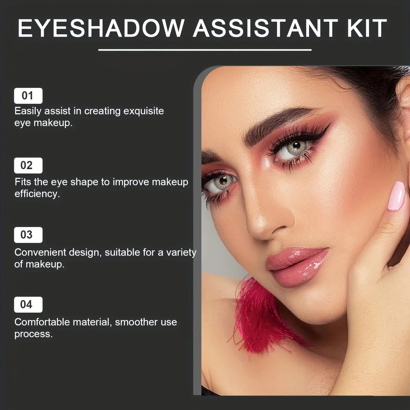 Eye Makeup Assistant - 2 Special Eyeshadow Brushes
