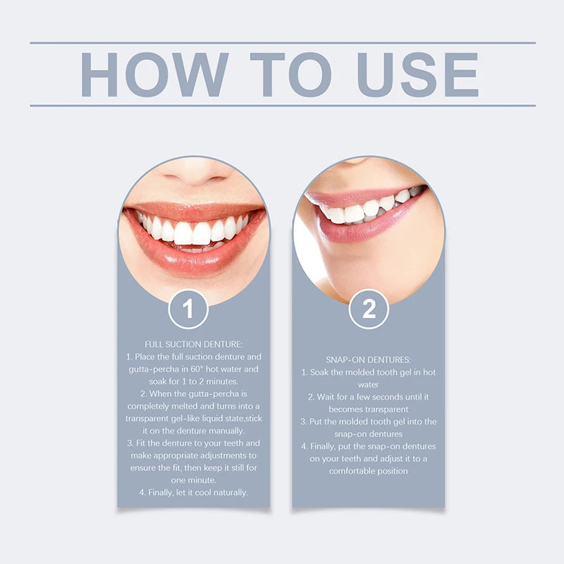 Denture Modification and Beauty Teeth Set